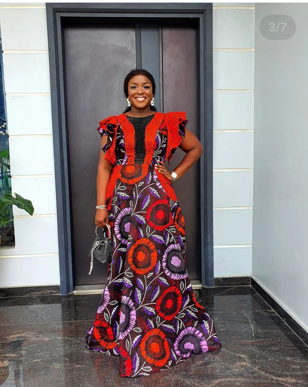 Africa Print Ankara Maxi Dress