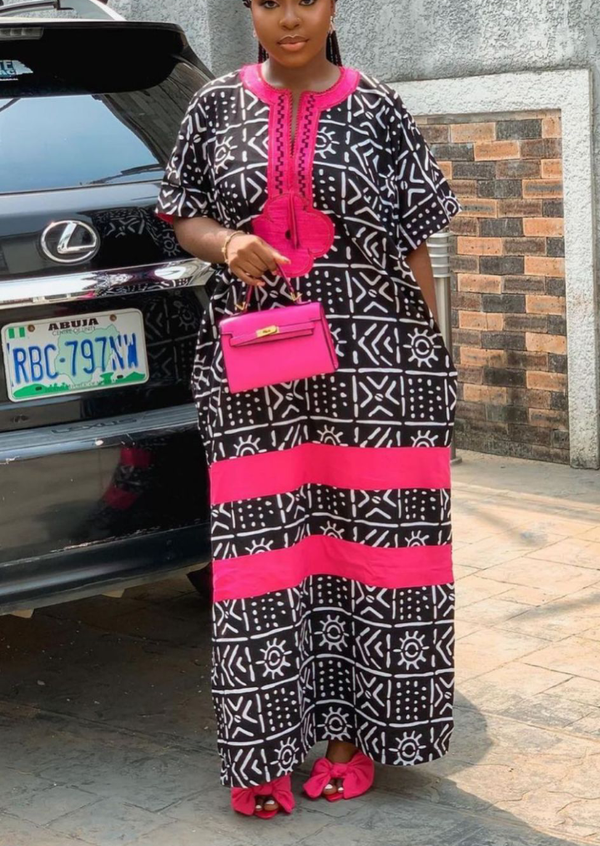 Africa Print Ankara Maxi Dress