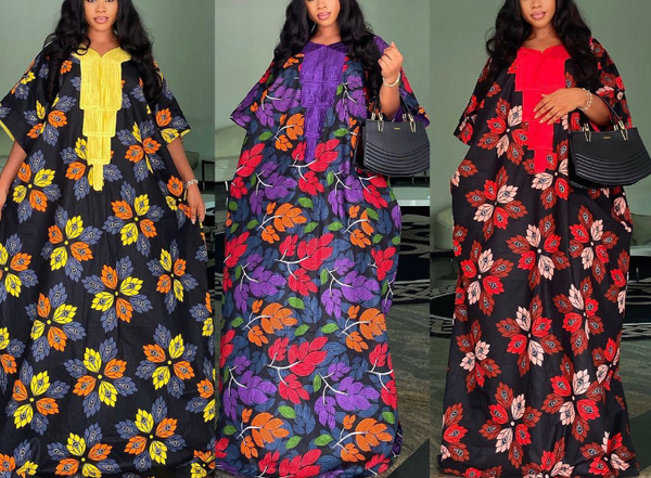 Africa Print Ankara Maxi Dress