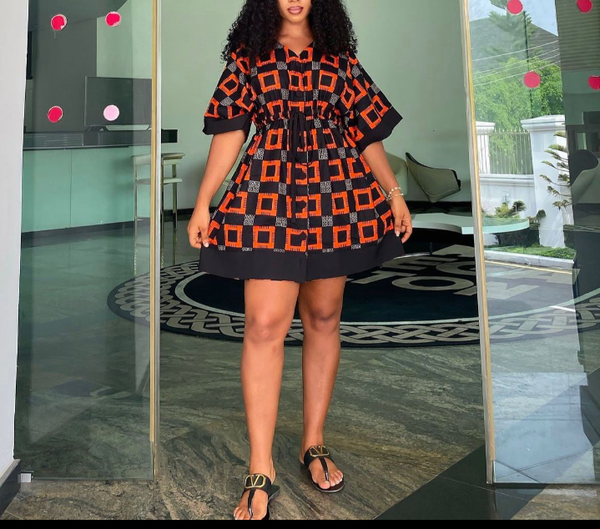 Women Ankara Short Dress