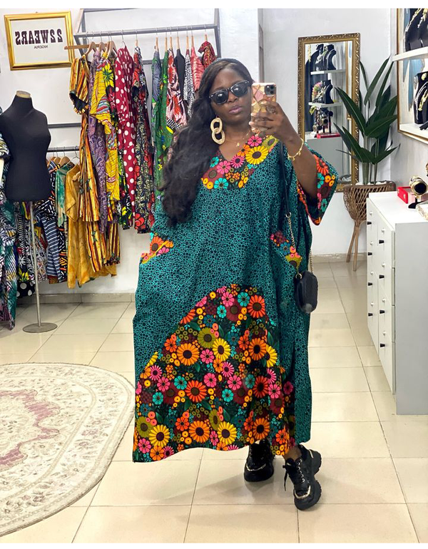 Africa Print Ankara Maxi Dress