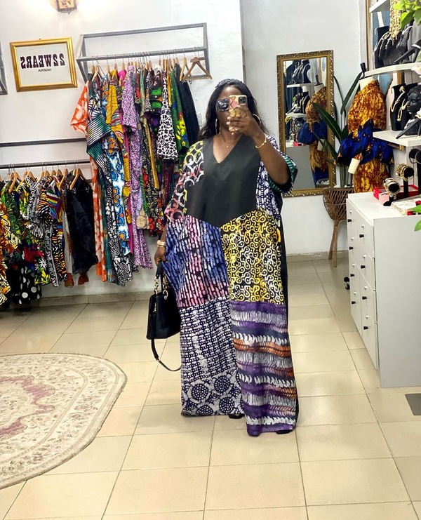 Africa Print Ankara Maxi Dress