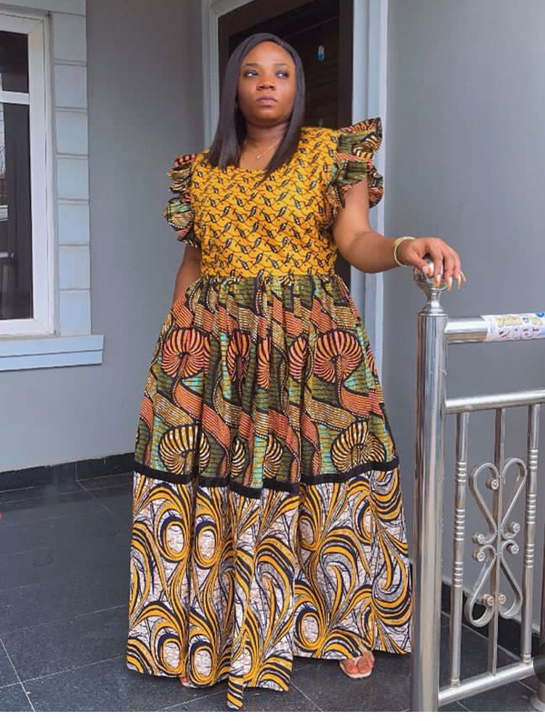 Women Ankara party Dress