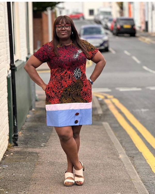 Africa Print short shirt Dress