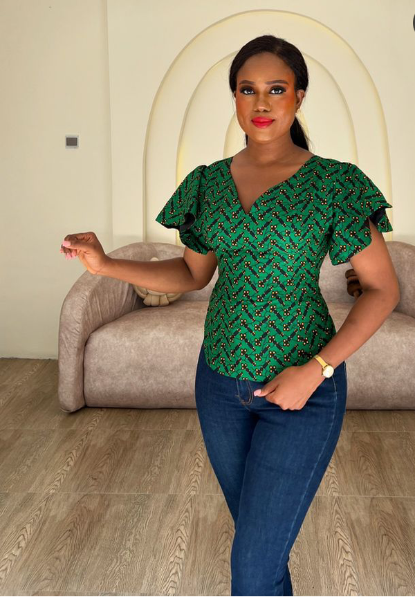 Women Ankara blouse