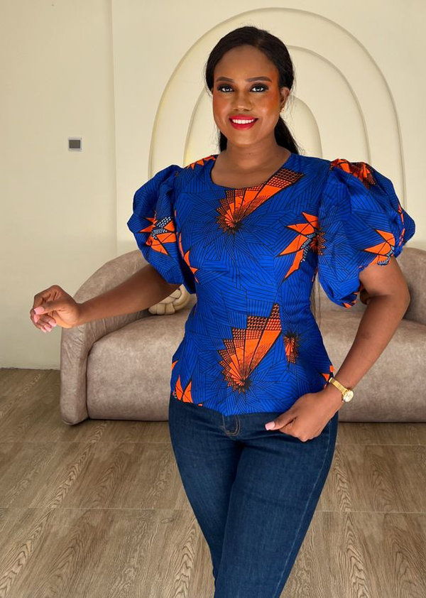 Women Ankara blouse