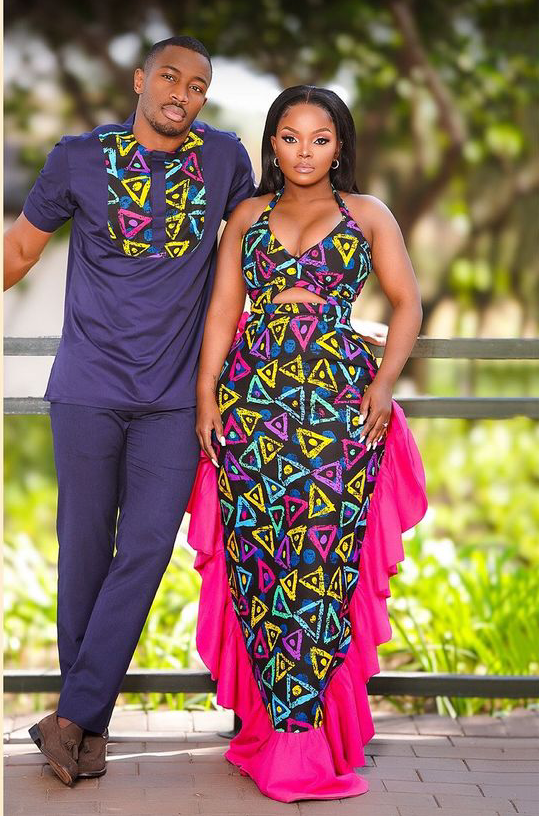 African Print Ankara Couple Matching Outfit