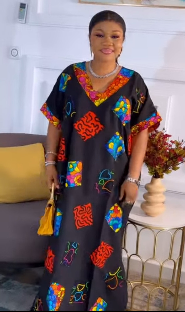 African print dress