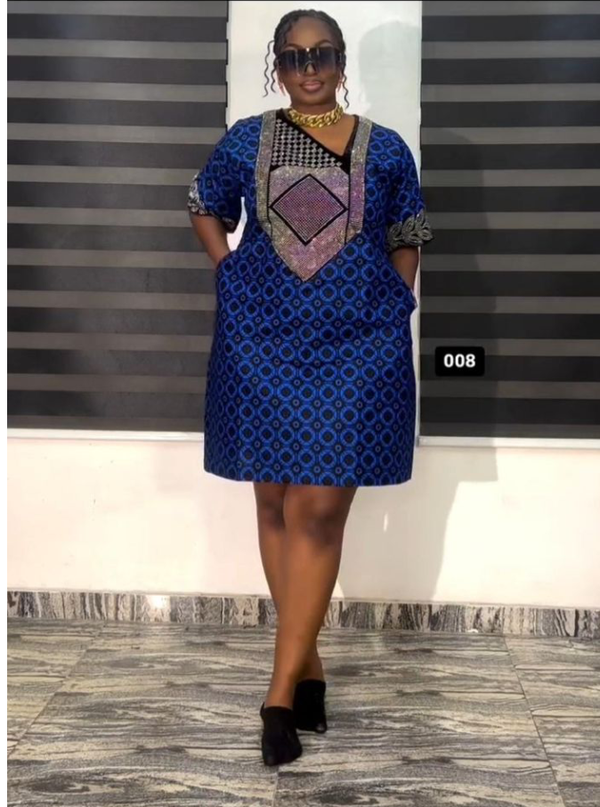 Women Ankara Short Dress