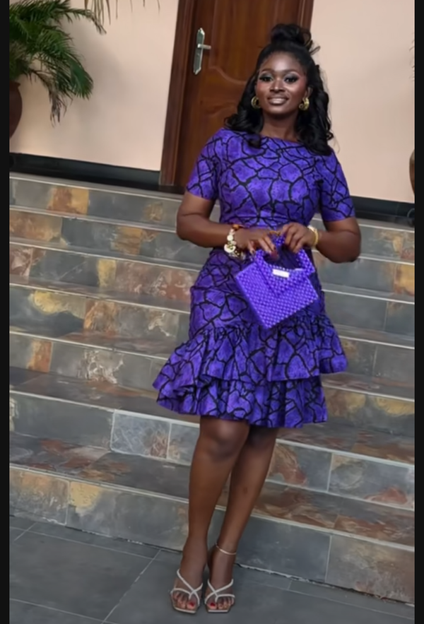 Women Ankara Short Dress