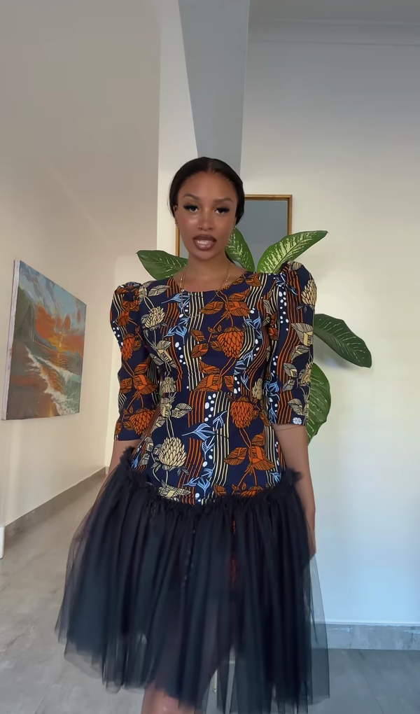 Women Ankara Short Dress