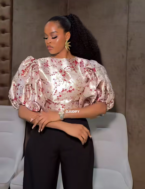 Women African print top