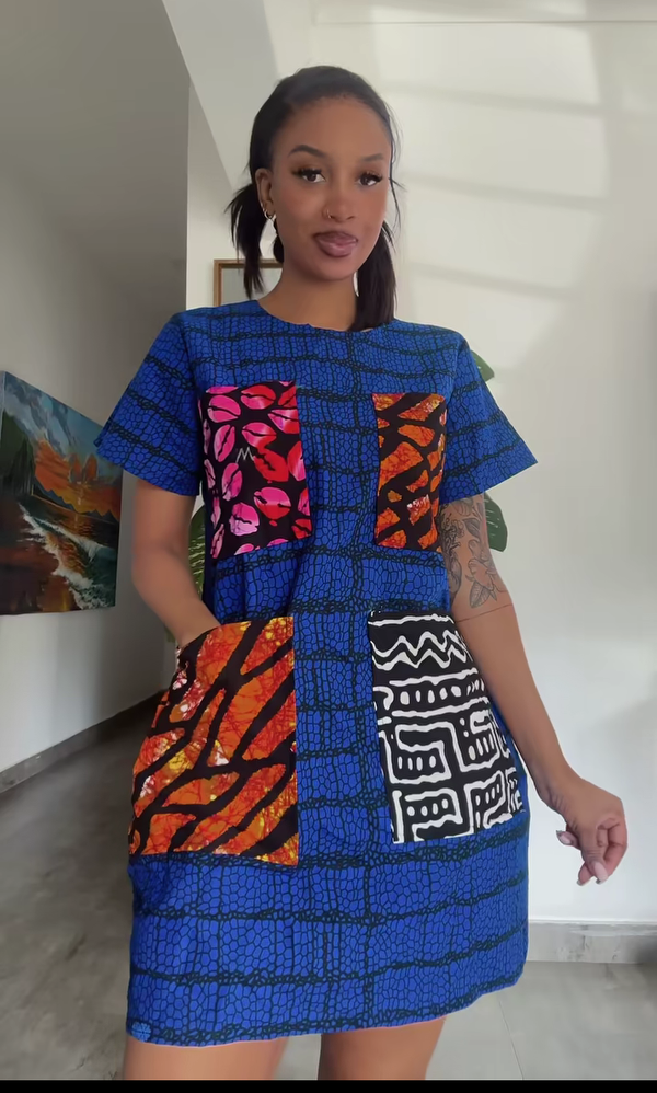 Women Ankara Short Dress