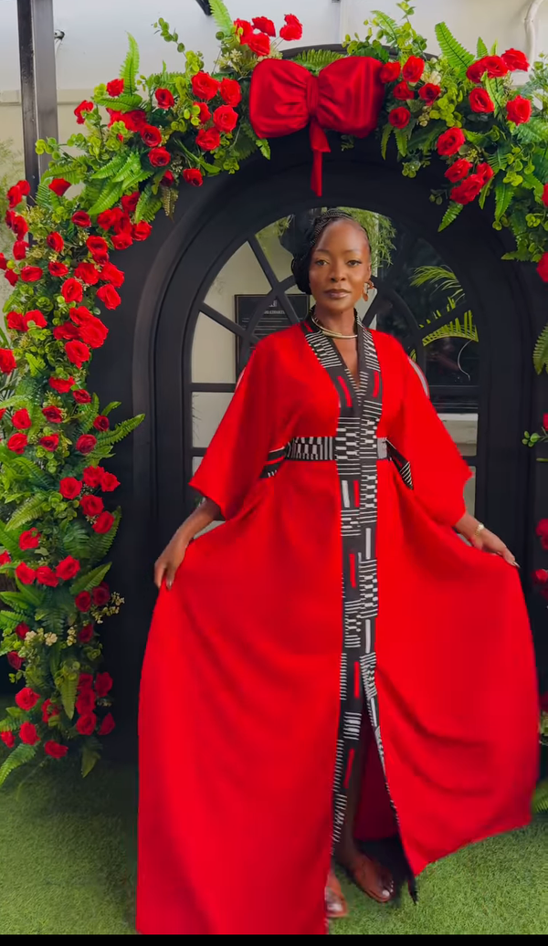 African Print Kimono