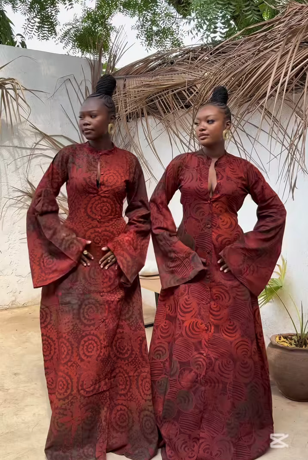 Africa Print Ankara Maxi Dress
