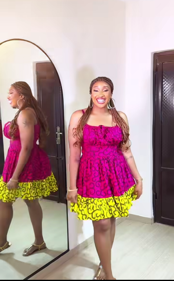 Women Ankara Short Dress