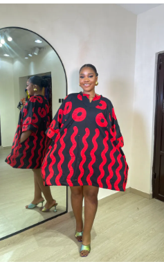 Women Ankara Short Dress