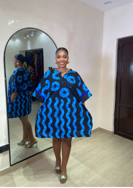 Women Ankara Short Dress