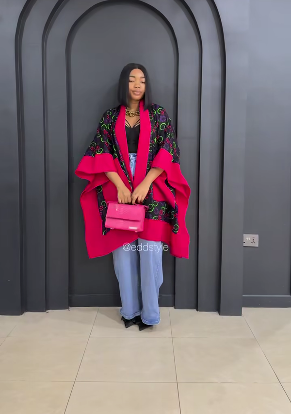 African Print Kimono