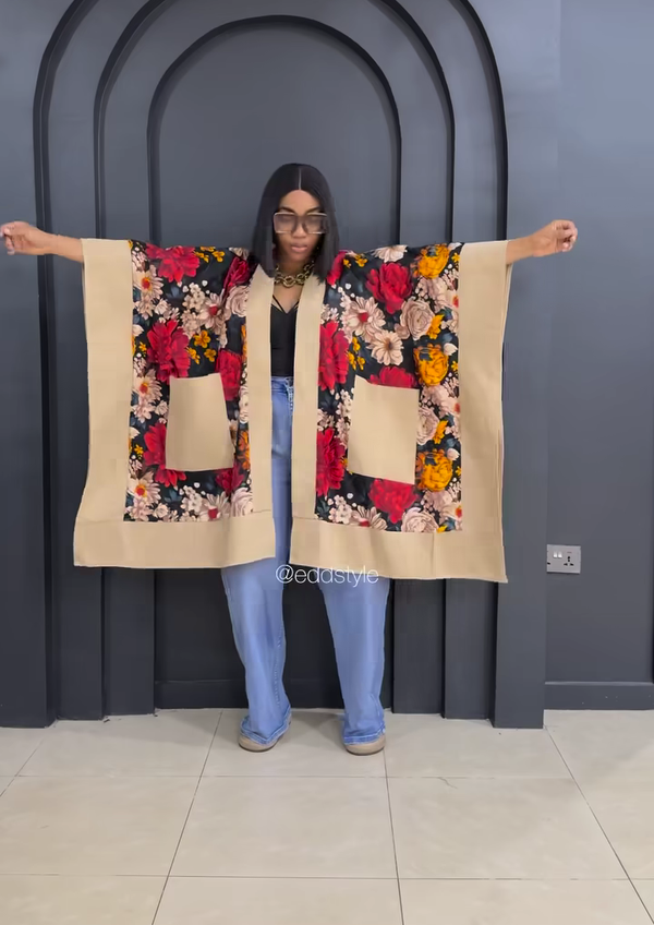 African Print Kimono