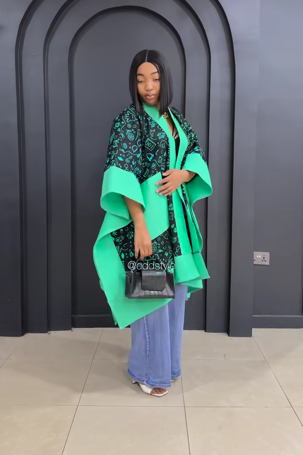 African Print Kimono