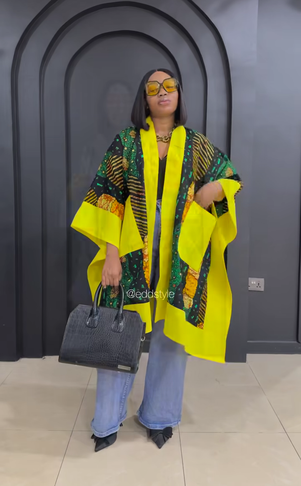 African Print Kimono