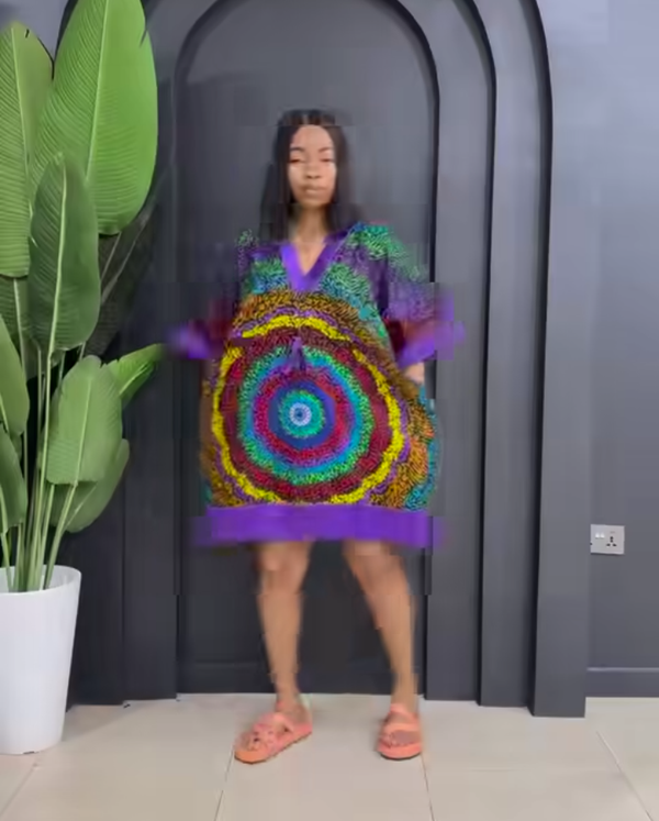 Women Ankara Short Dress