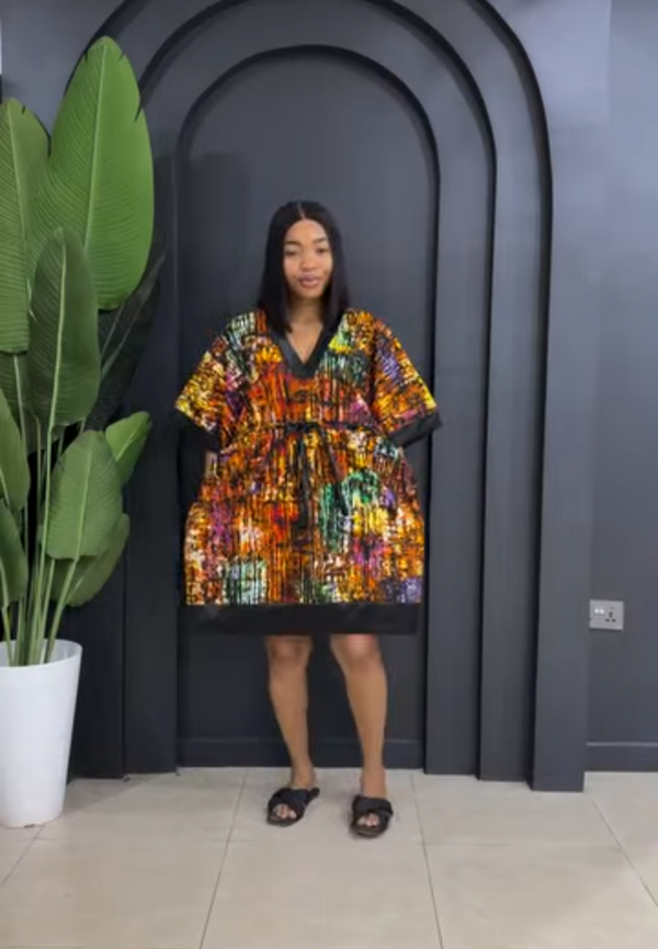 Women Ankara Short Dress