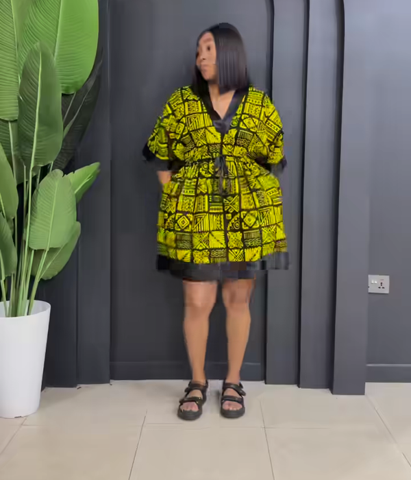Women Ankara Short Dress