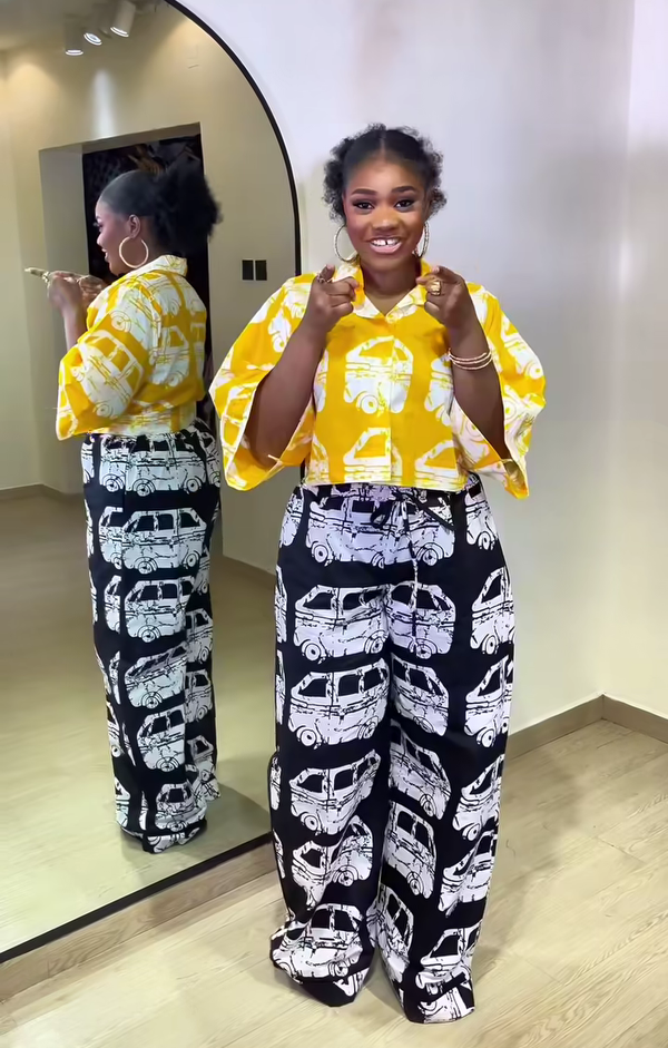 Women's Adire Pant and Top