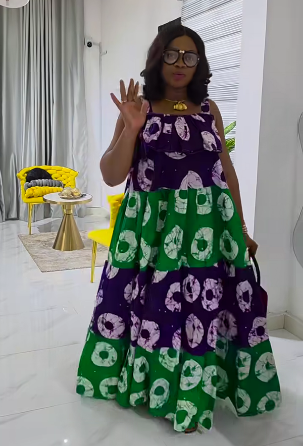 Women Adire party Dress