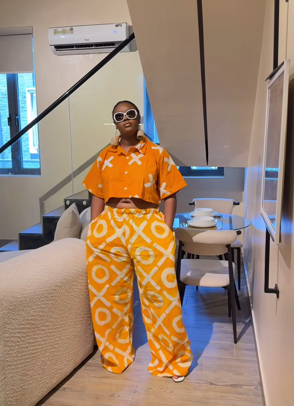 Women's Adire Pant and Top