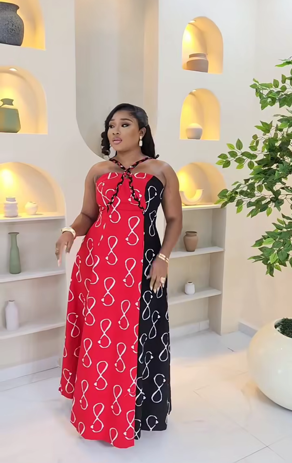 Women Adire party Dress
