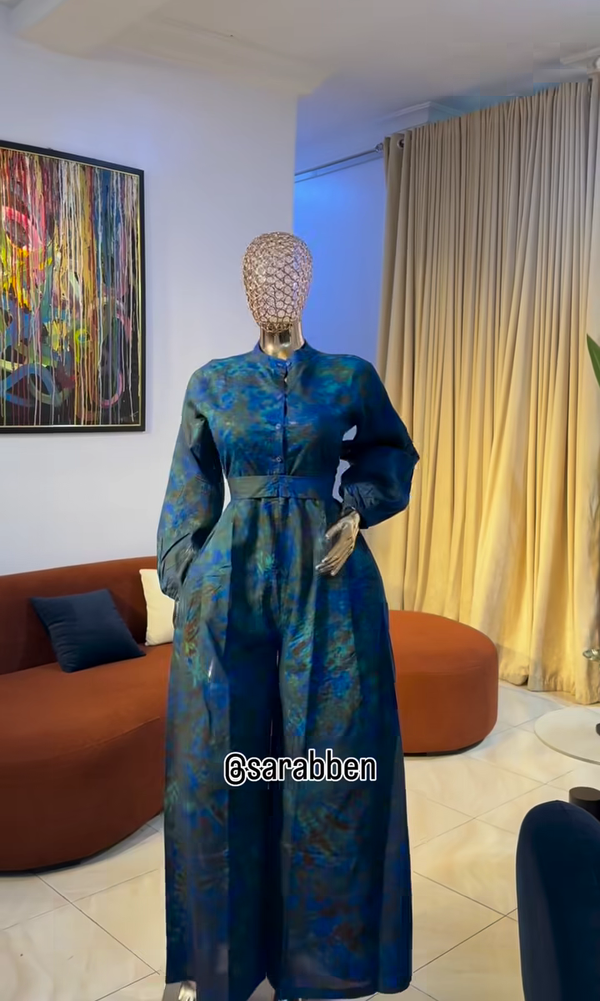 African Print women Jumpsuit