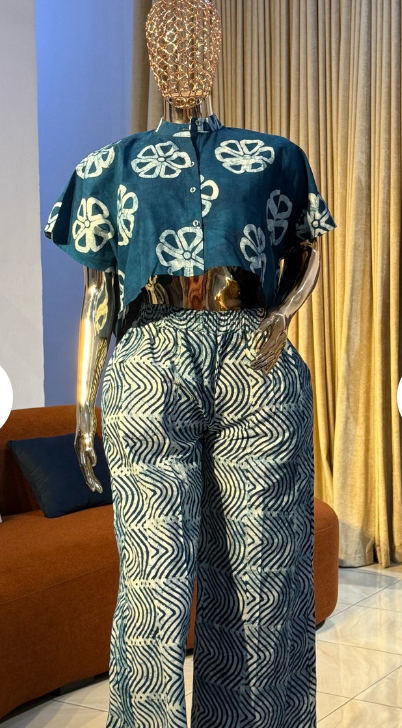 Women's Adire Pant and Top