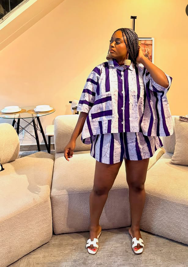 Women Summer Adire Short and Top