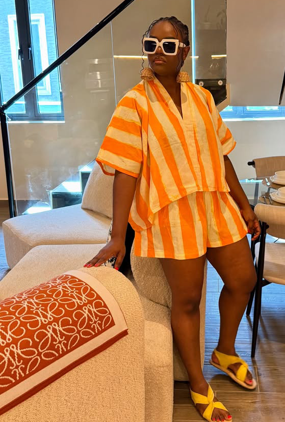 Women Summer Adire Short and Top