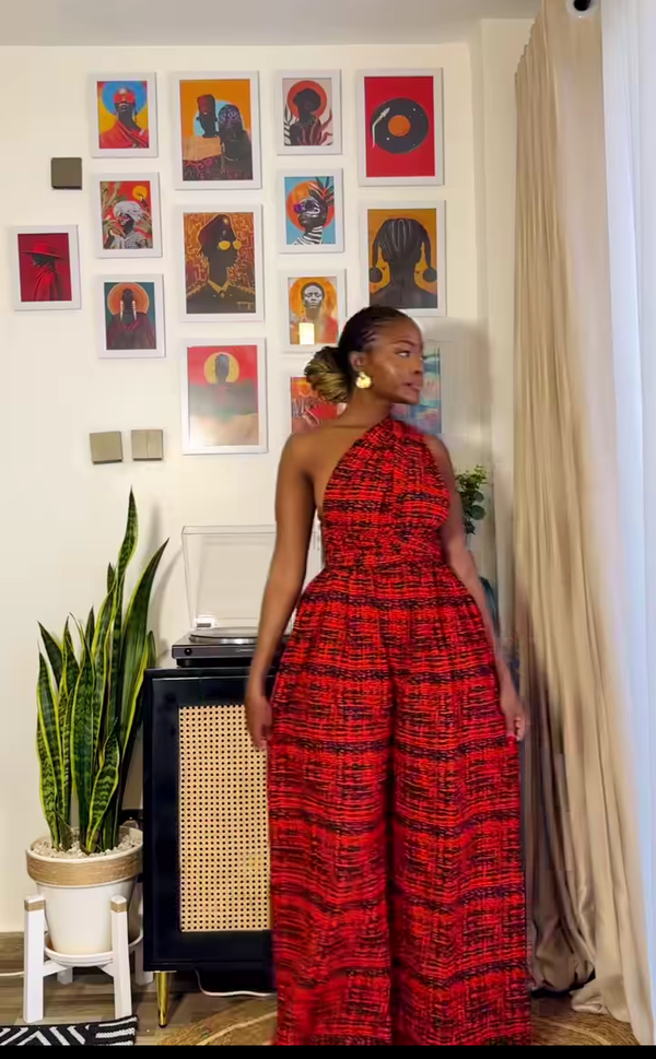 African Print women Jumpsuit