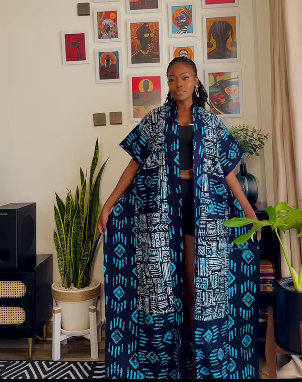 African Print Kimono