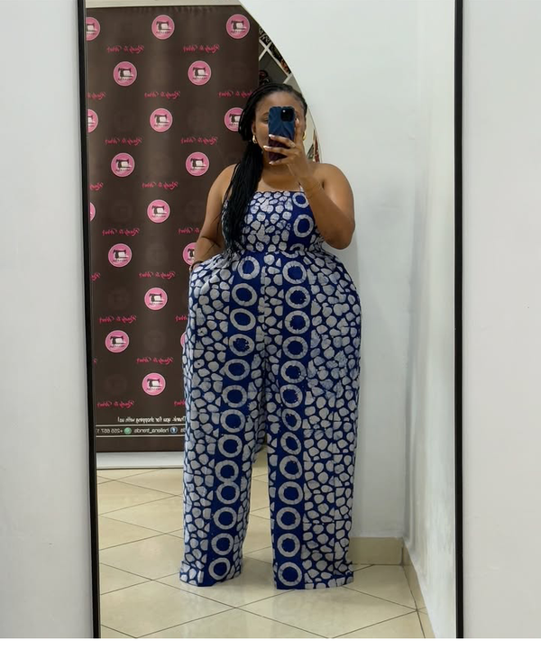 African Print women Jumpsuit