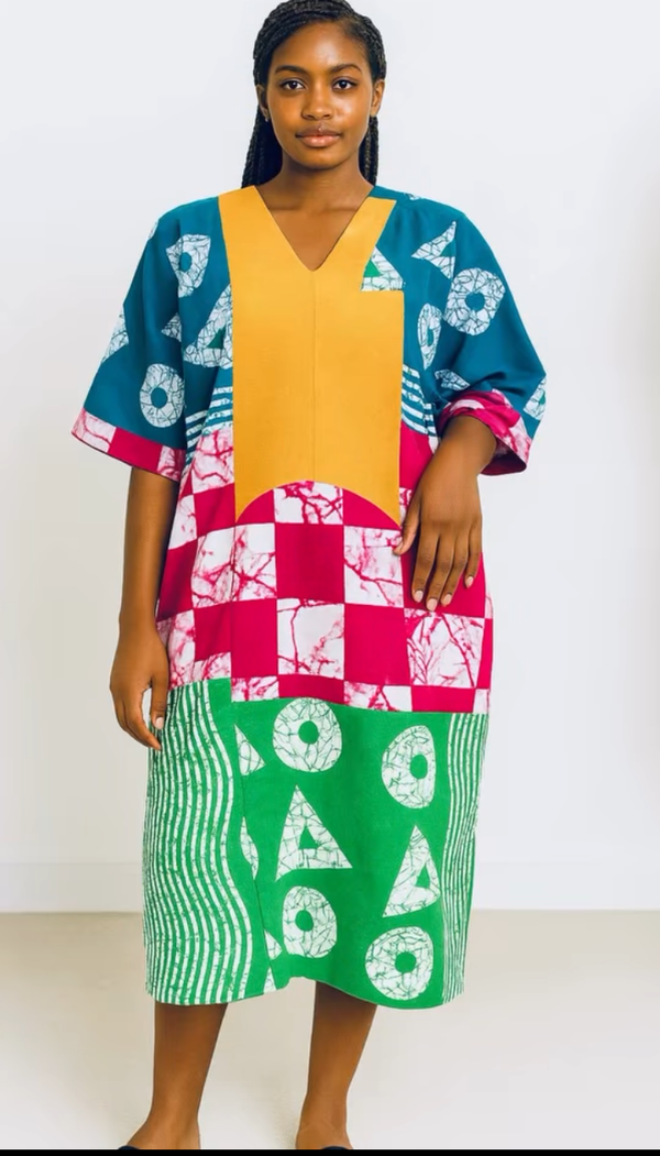 Women Adire party Dress