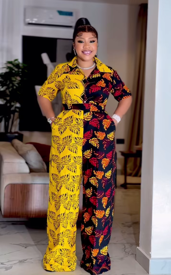 African Print women Jumpsuit