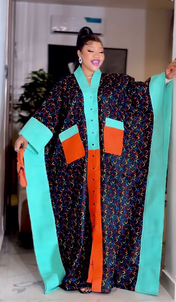 African Print Kimono