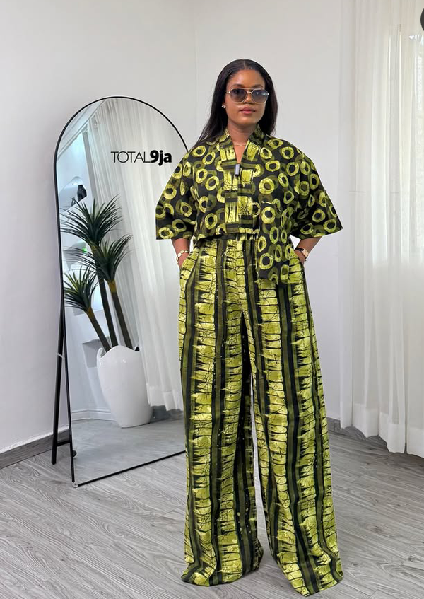 Women's Adire Pant and Top