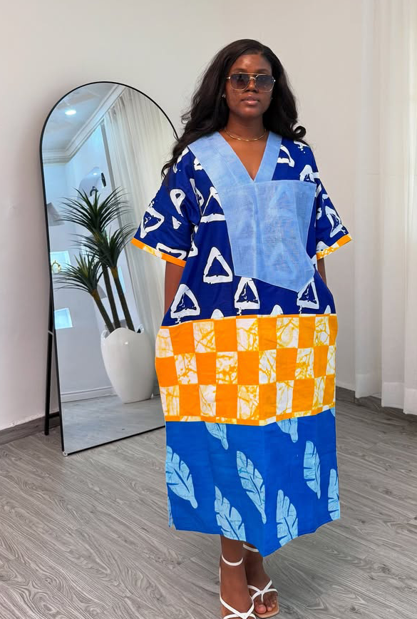 Women Adire party Dress