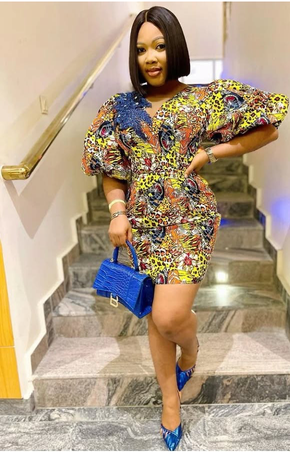 Women Ankara Short Dress