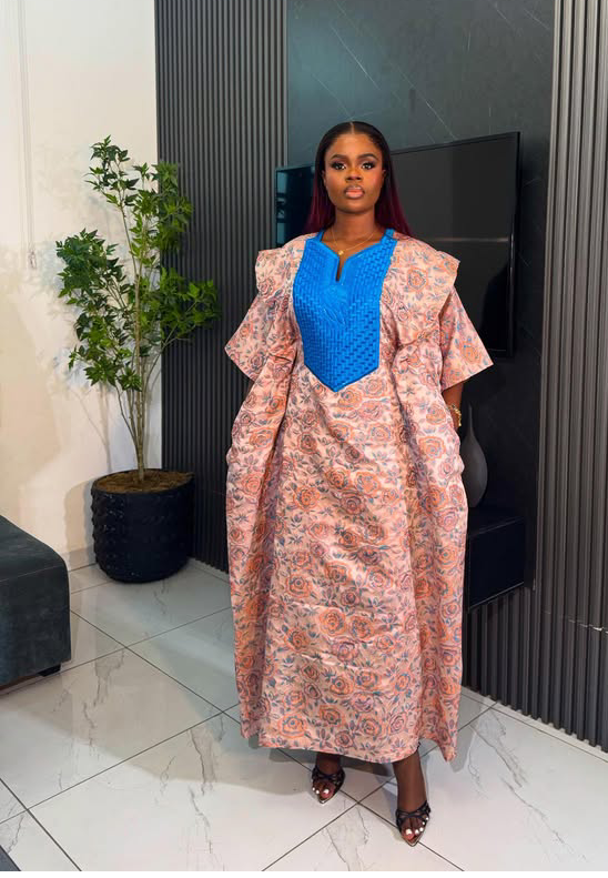 Women Damask Maxi Dress