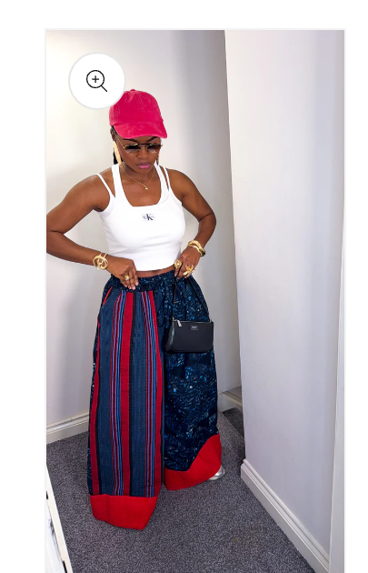 Women Aso oke Palazzo Pant