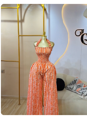 African Print women Jumpsuit