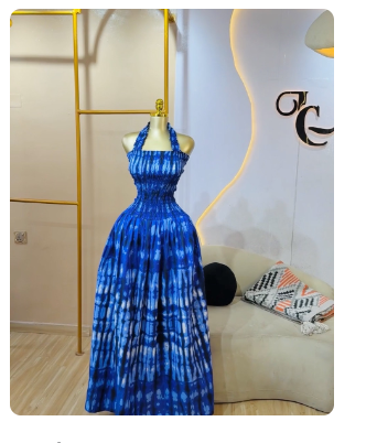 Africa Print Ankara Maxi Dress